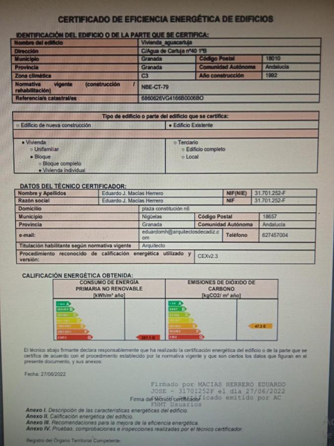 Bonito Ap Centrico Patio Wifi Parking Gratis. Apartment Granada Luaran gambar